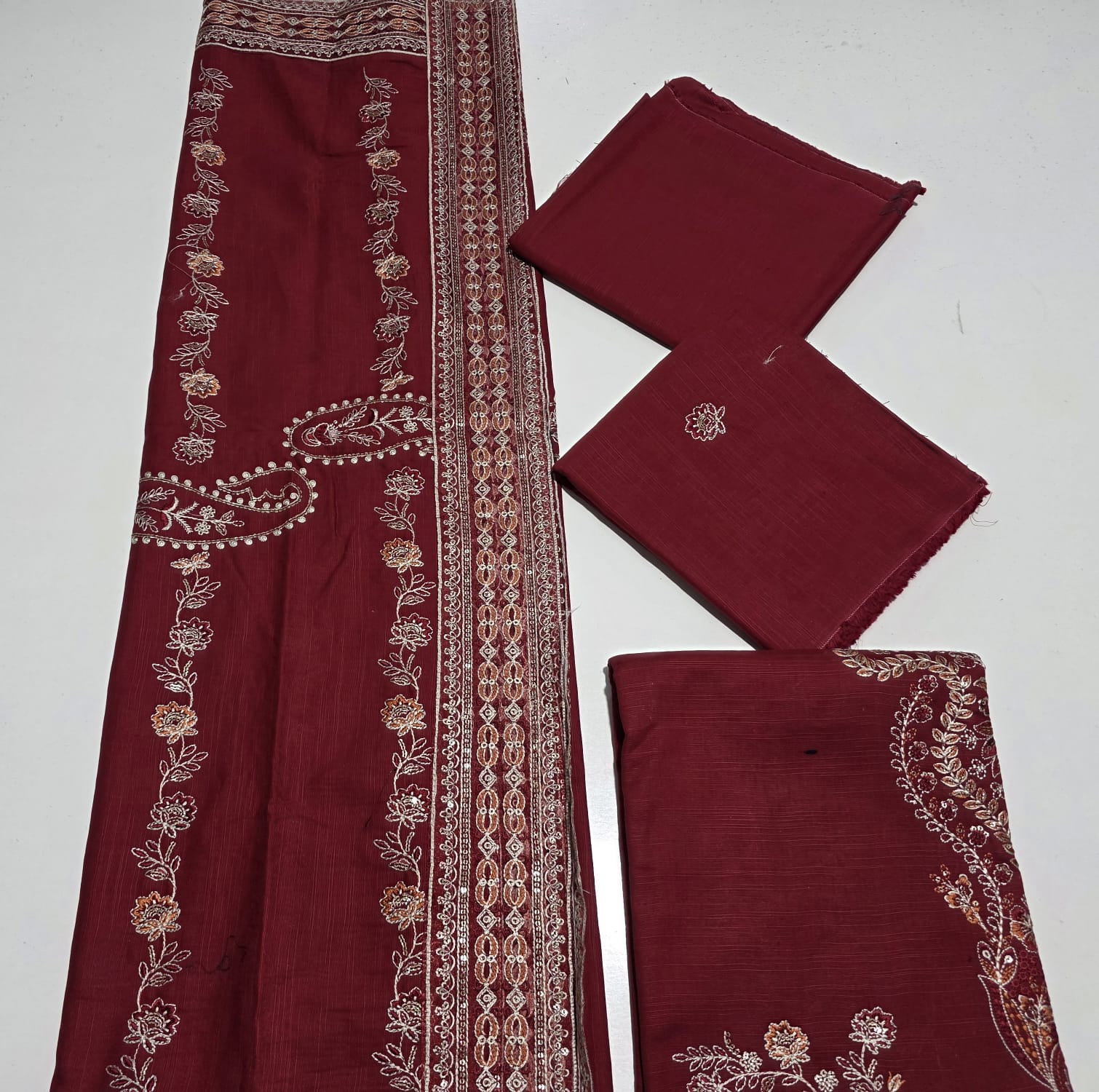 Embroidered khaddar collection by Milli fashion