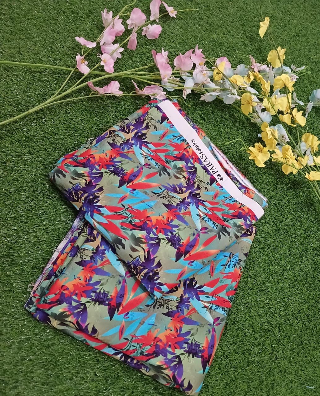 Premium Quality digital printed Linen Banadora 2 -Pc Unstitched .