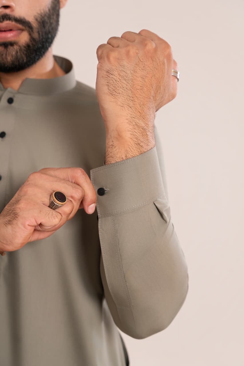 Beige  Wash and Wear fabric Stiched Men’s Shalwar Kameez. Collection”.
