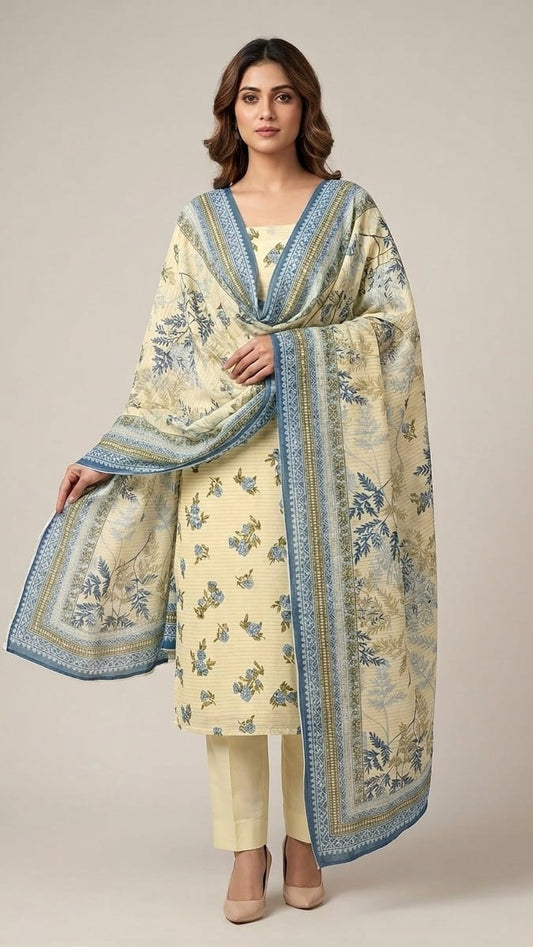 Printed Lawn 3-Piece unstitched