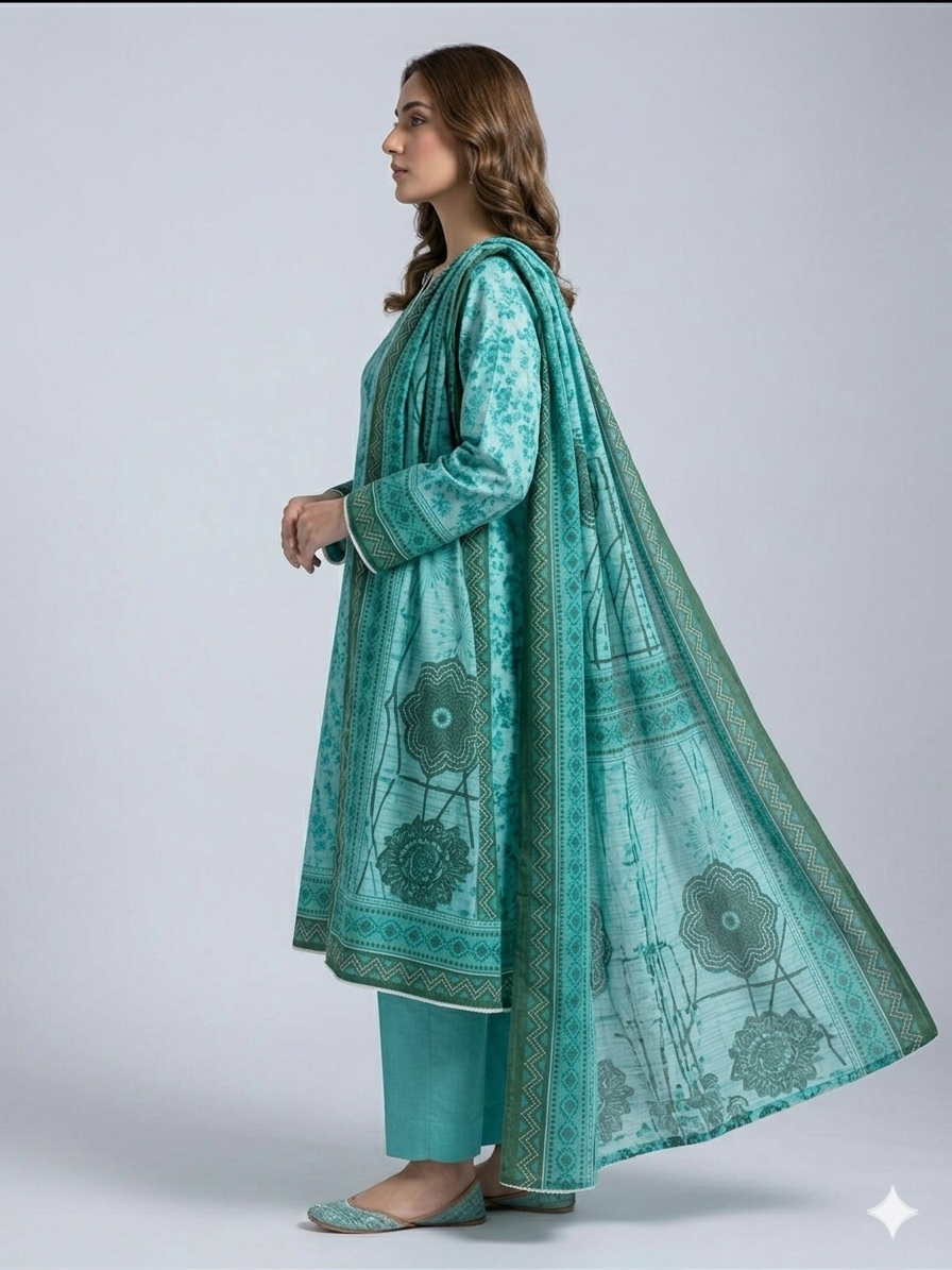 Printed Lawn 3-piece unstitched