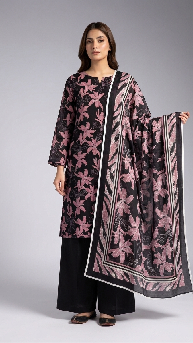 Printed Lawn 3-piece unstitched