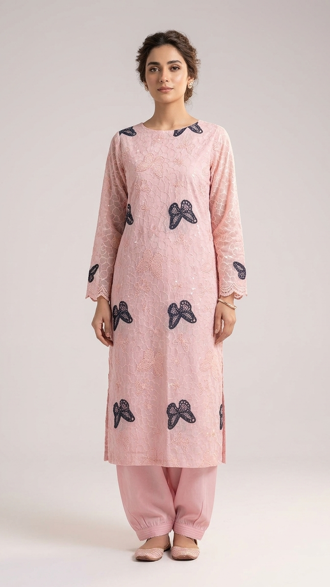 Embroiderd Lawn 2-pcs