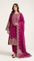 Embroidered Lawn 3-pcs unstitched