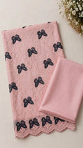Chicken Kari Embroidered Lawn 2-Pc (PINK)