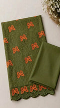 Chicken Kari Embroidered Lawn 2-Pc (FOREST)
