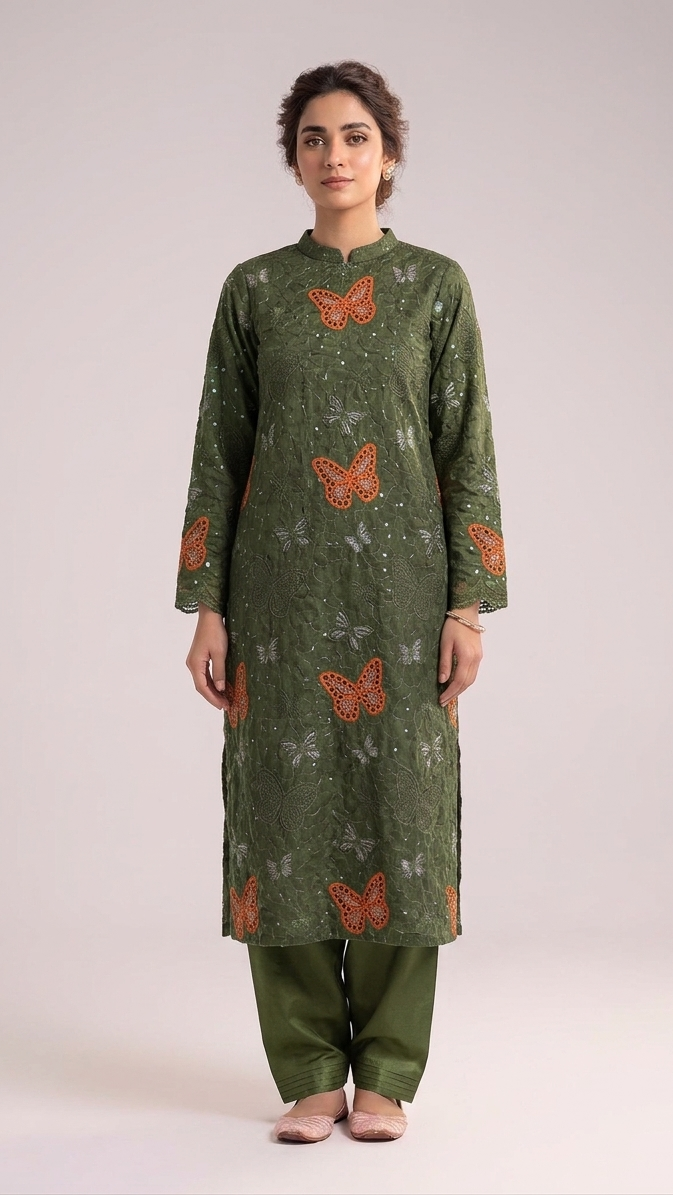 Embroidered Lawn 2-pcs