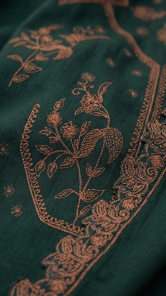 Embroidered Lawn 3-pcs unstitched
