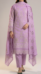 Embroidered Lawn 3-pcs unstitched
