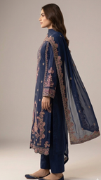Embroidered Lawn 3-pcs unstitched