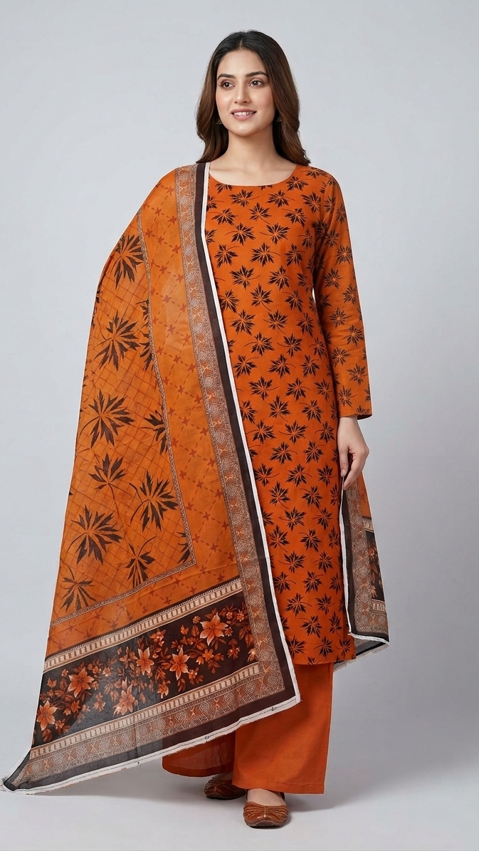 Printed Lawn 3-Piece unstitched