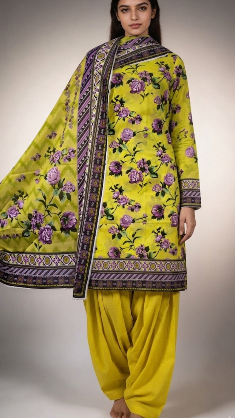 Printed Lawn 3-piece unstitched