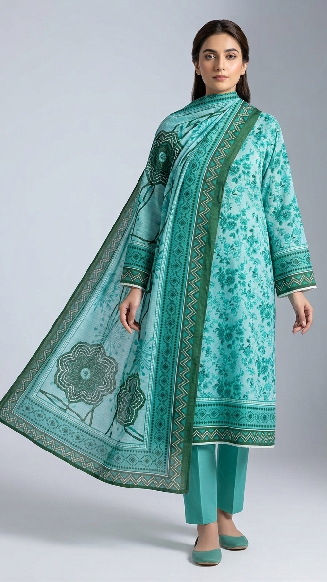 Printed Lawn 3-piece unstitched