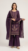 Embroidered Lawn 3-pcs unstitched