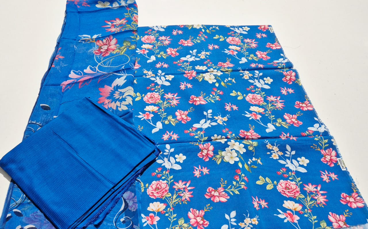 Indigo Mist , Viscose Chamki 3 pcs