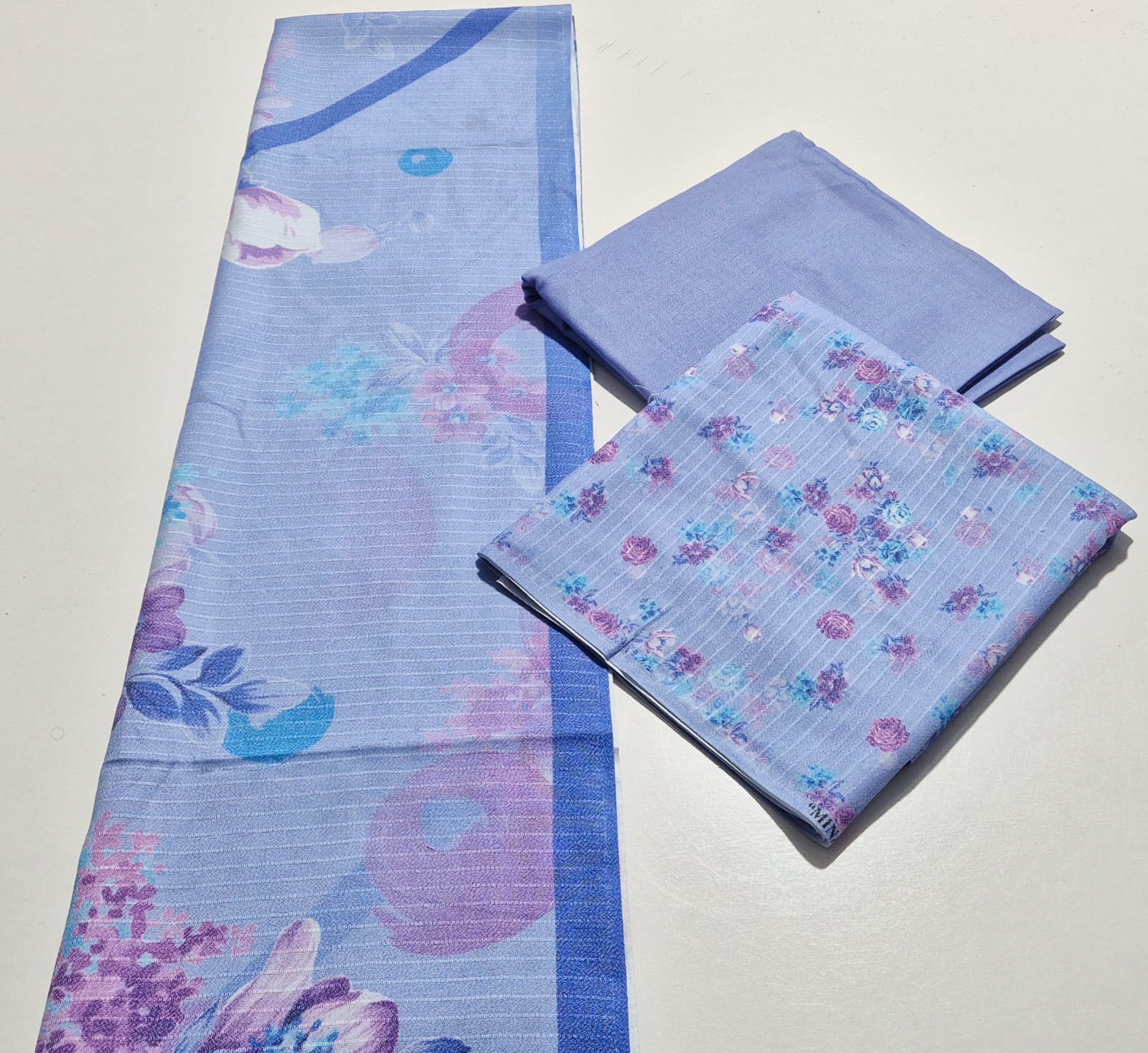 Lilac Whisper, Dhanak Banadoriya Jacquard 3 pcs