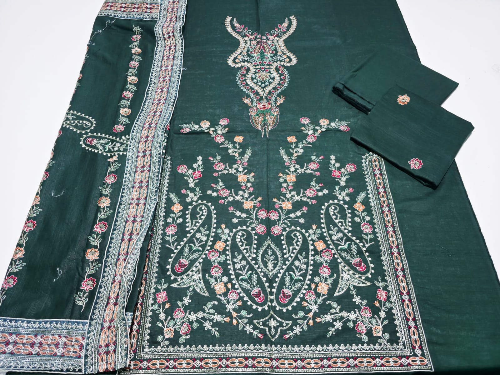Ever Green, Khaddar Embroidered 3 pcs