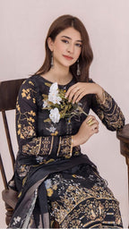 Embroidered Printed Lawn 3-Piece unstitched