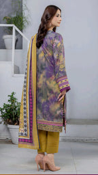 Print Embroidery Lawn 3-Piece unstitched
