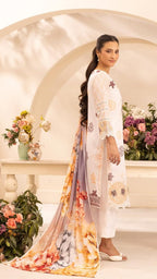 Embroidered lawn 3-Piece unstitched