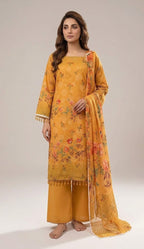 Printed Lawn 3-Pc (CANARY)