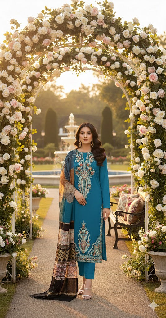 Frost shade, dhanak embroidere. vol.42