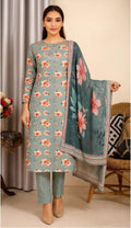 karandi 3 pcs unstitched printed