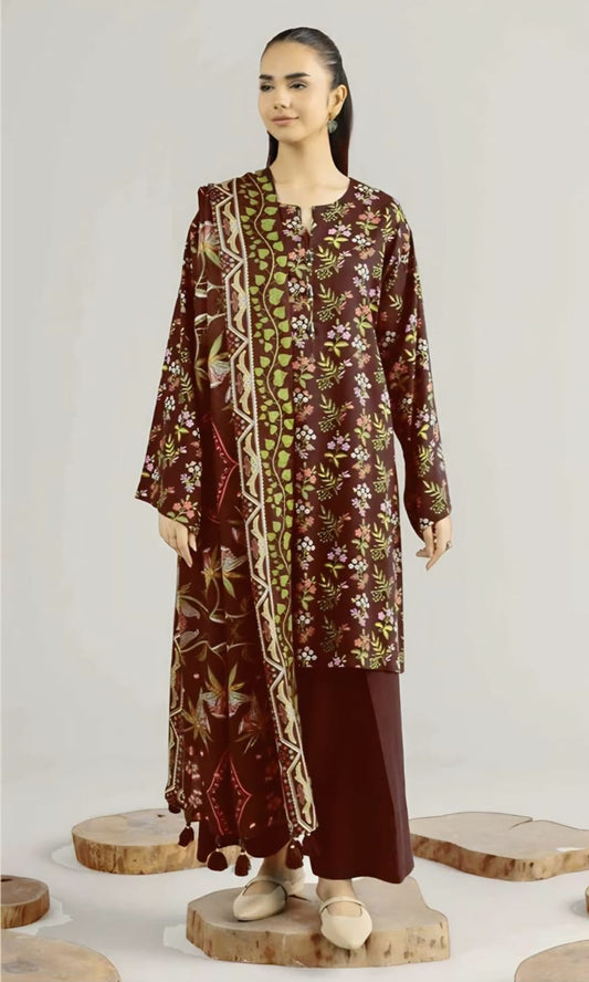 Printed Lawn 3-Piece Unstitched