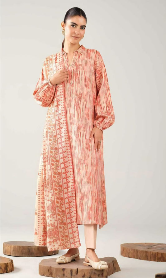 Printed Lawn 3-Piece Unstitched
