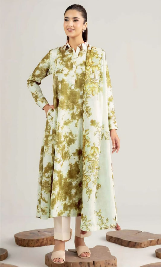 Printed Lawn 3-Piece Unstitched