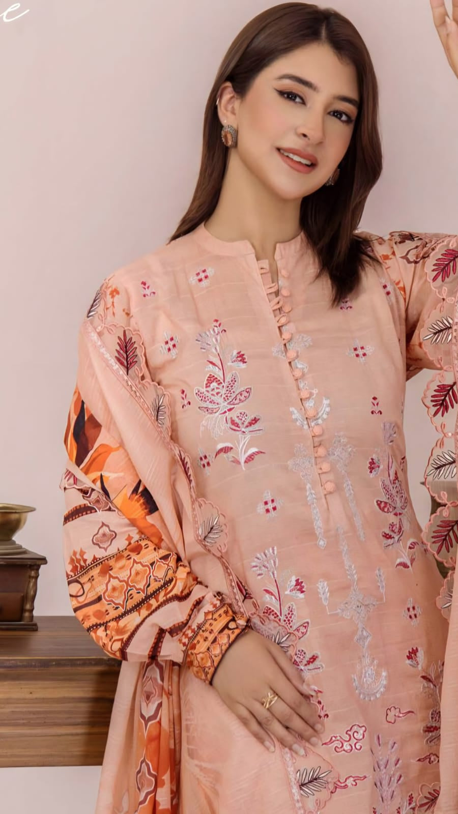 Embroidered Printed Lawn 3-Piece unstitched
