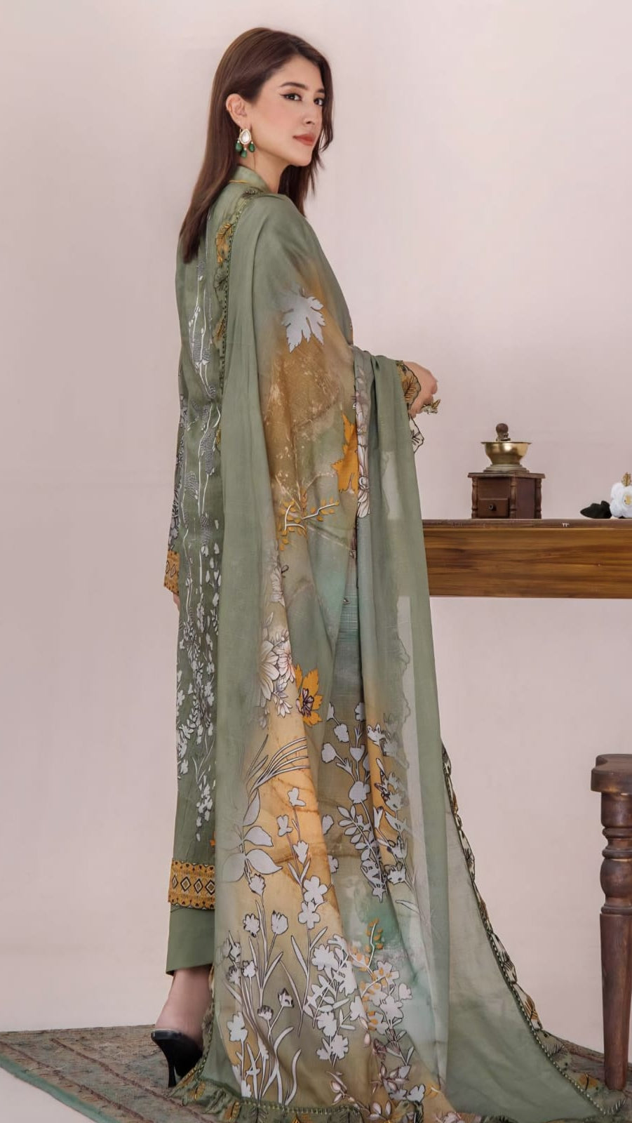 Embroidered Printed Lawn 3-Piece unstitched