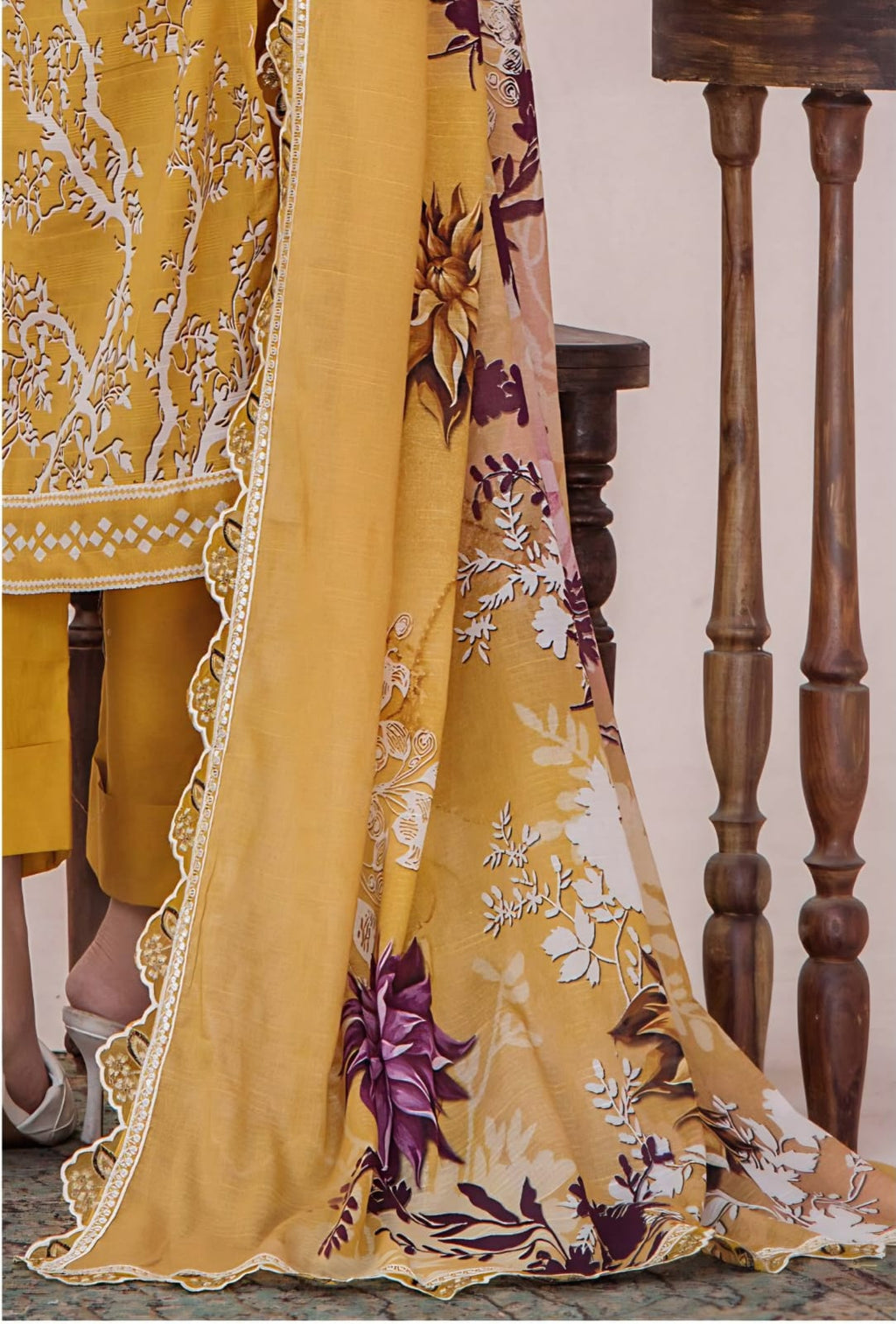 Embroidered Printed Lawn 3-Piece unstitched