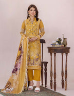 Embroidered Printed Lawn 3-Piece unstitched