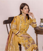 Embroidered Printed Lawn 3-Piece unstitched