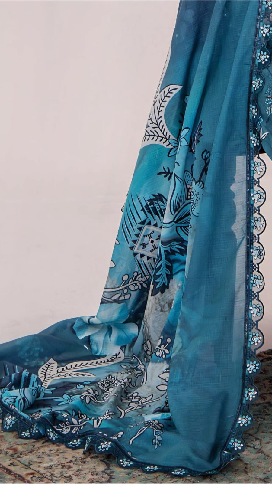 Embroidered Printed Lawn 3-Piece unstitched