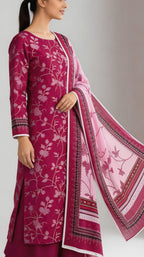 Printed Lawn 3-Piece unstitched