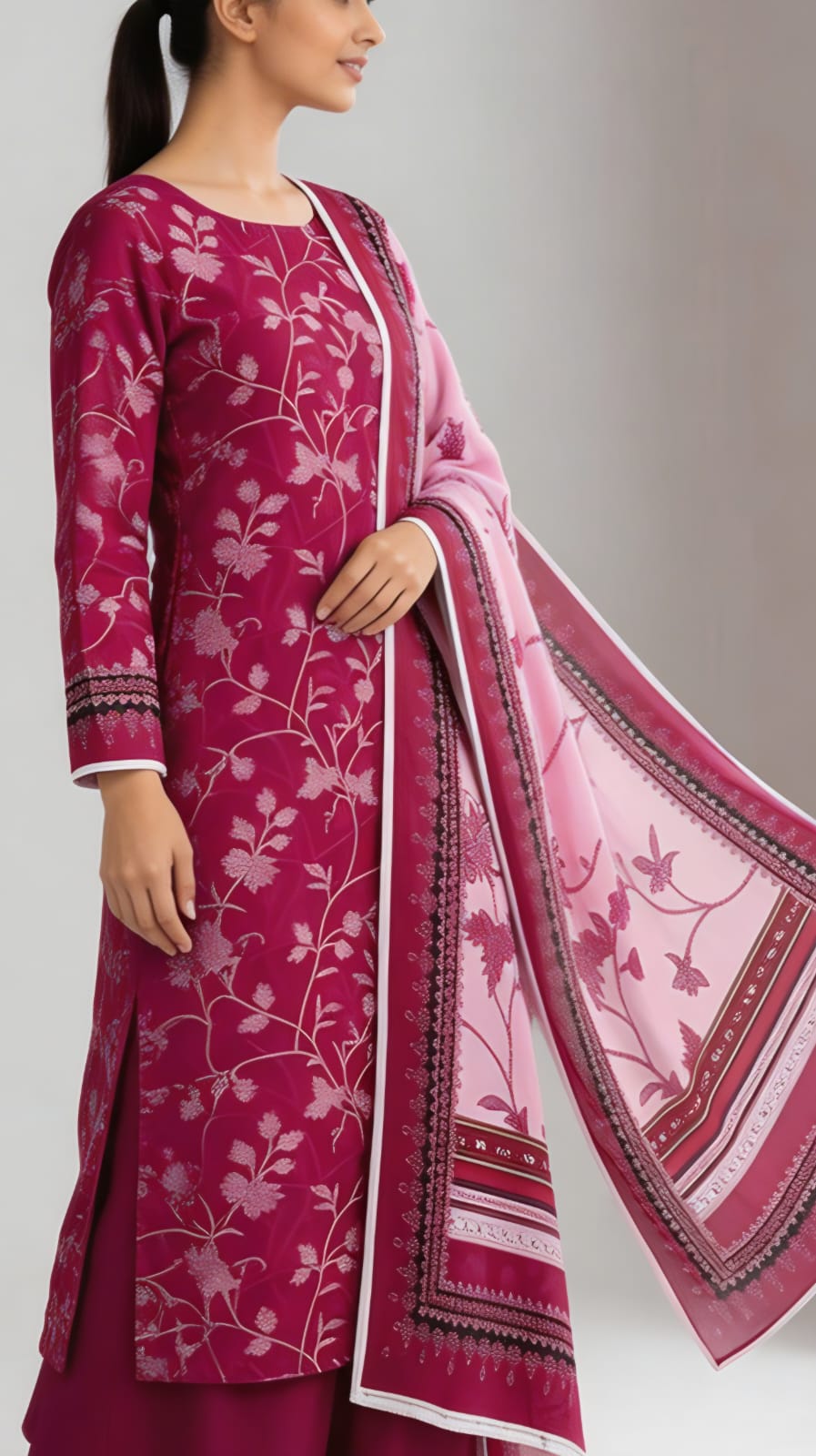 Printed Lawn 3-Piece unstitched