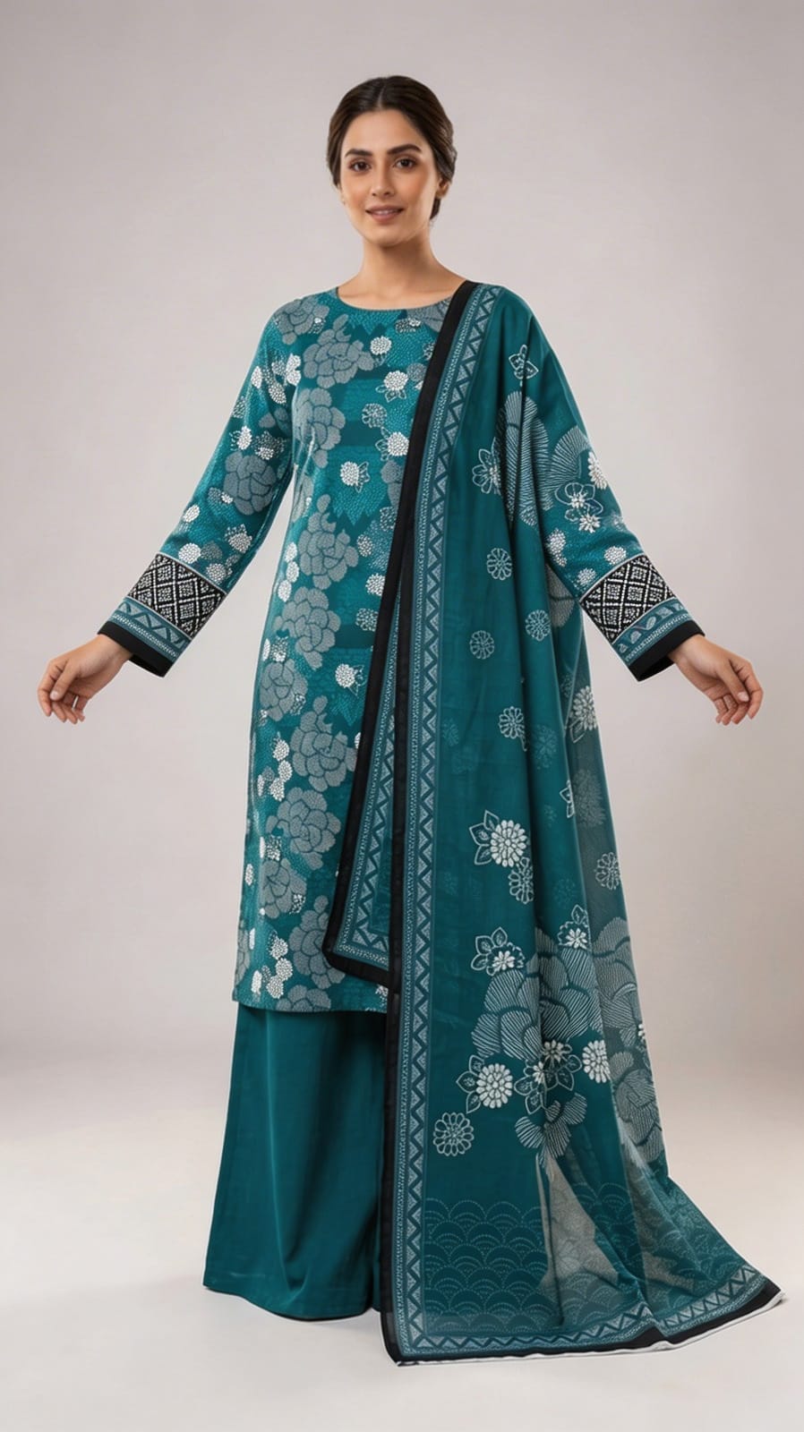 Printed Lawn 3-Piece unstitched
