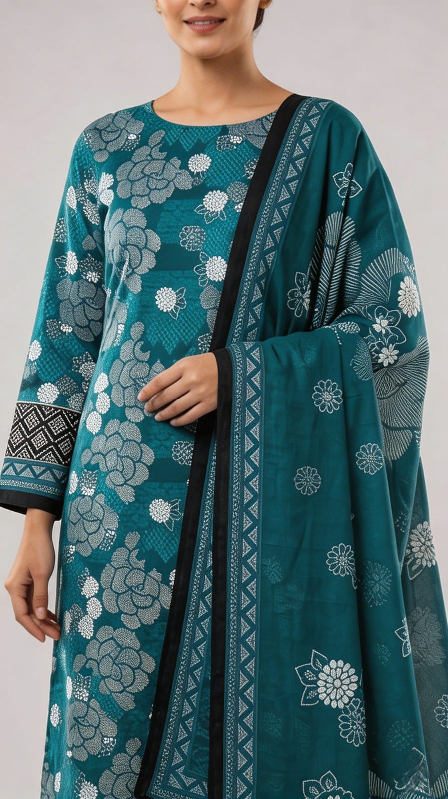 Printed Lawn 3-Piece unstitched