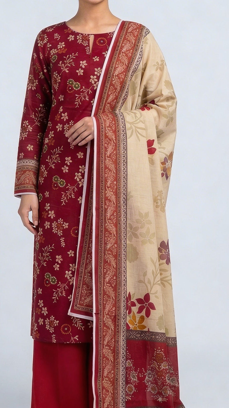 Printed Lawn 3-piece unstitched