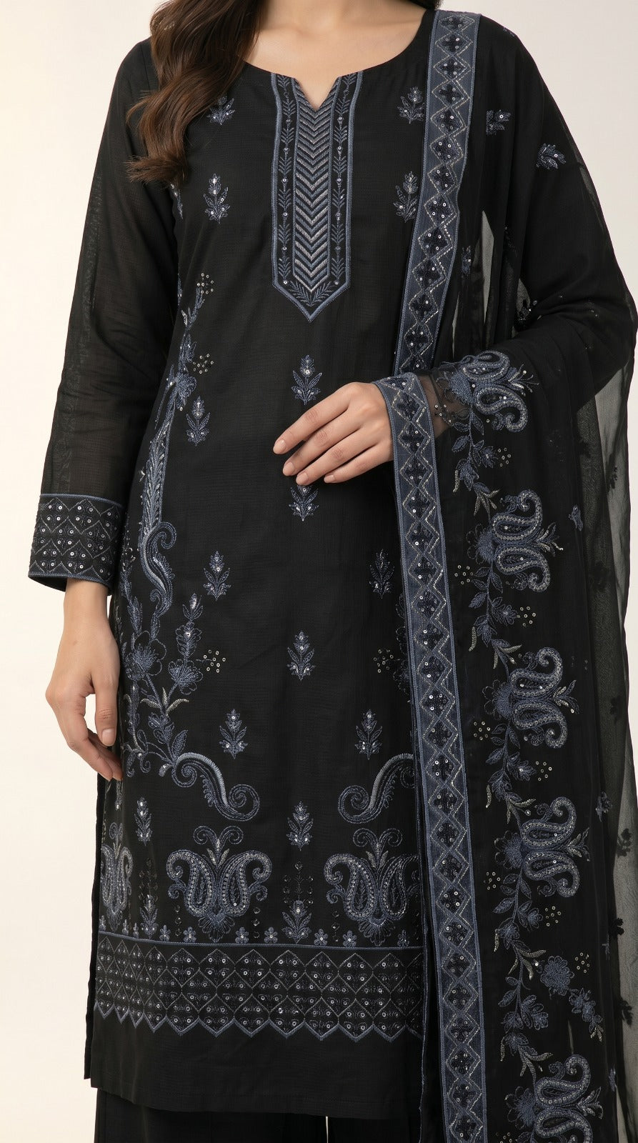 Embroidered Lawn 3-Piece unstitched