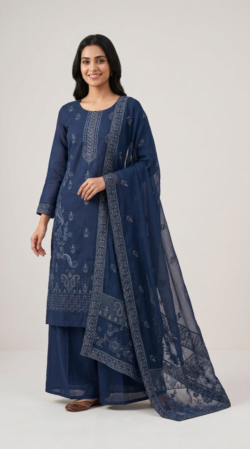 Embroidered Lawn 3-Piece unstitched