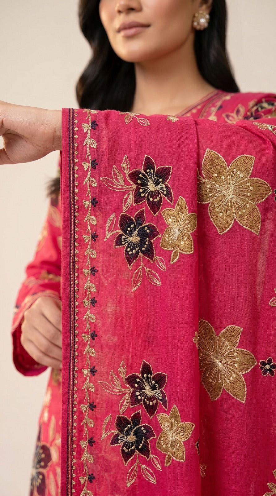 Embroidered Lawn 3-Piece unstitched