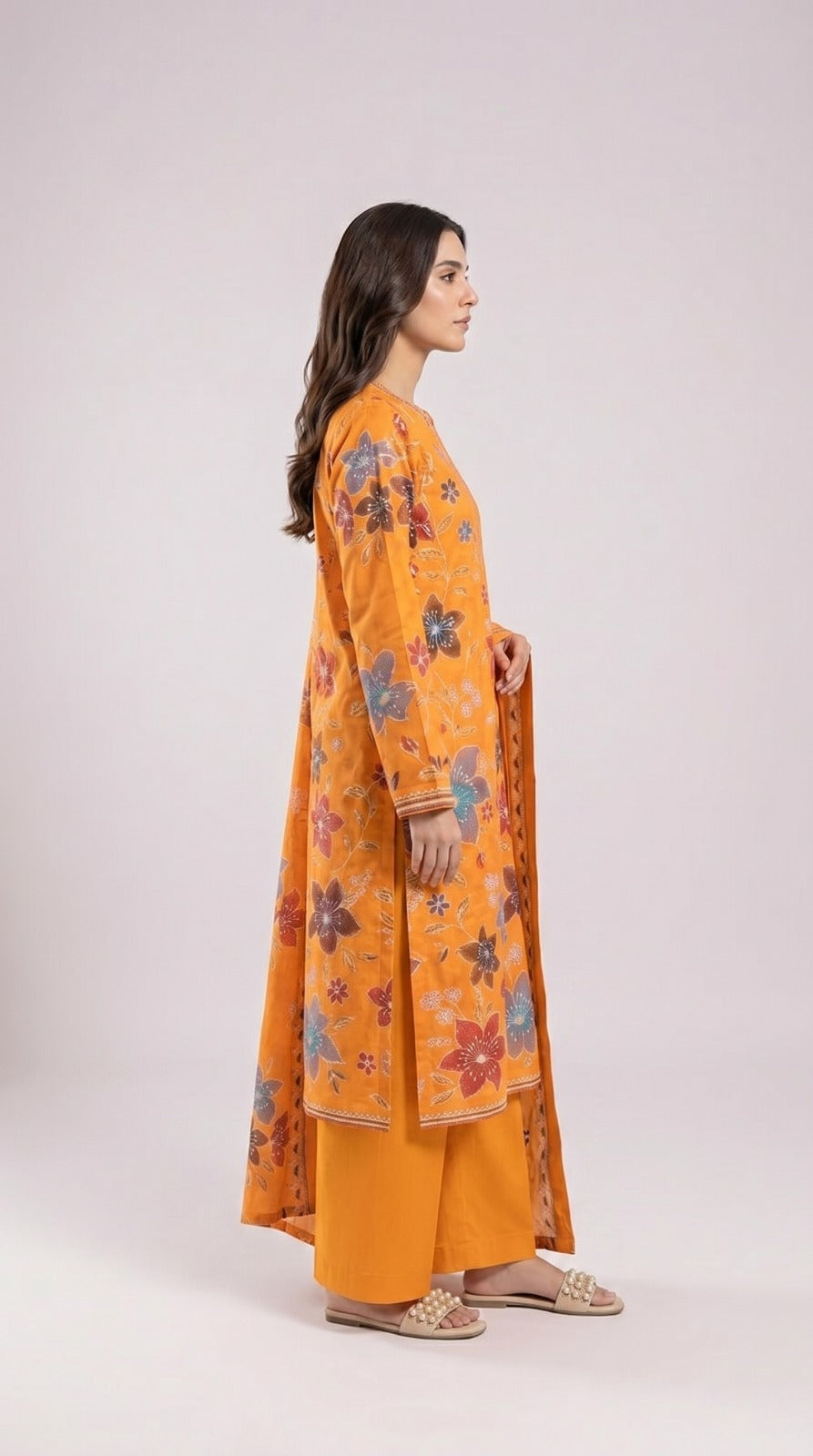 Embroidered Lawn 3-Piece unsititched
