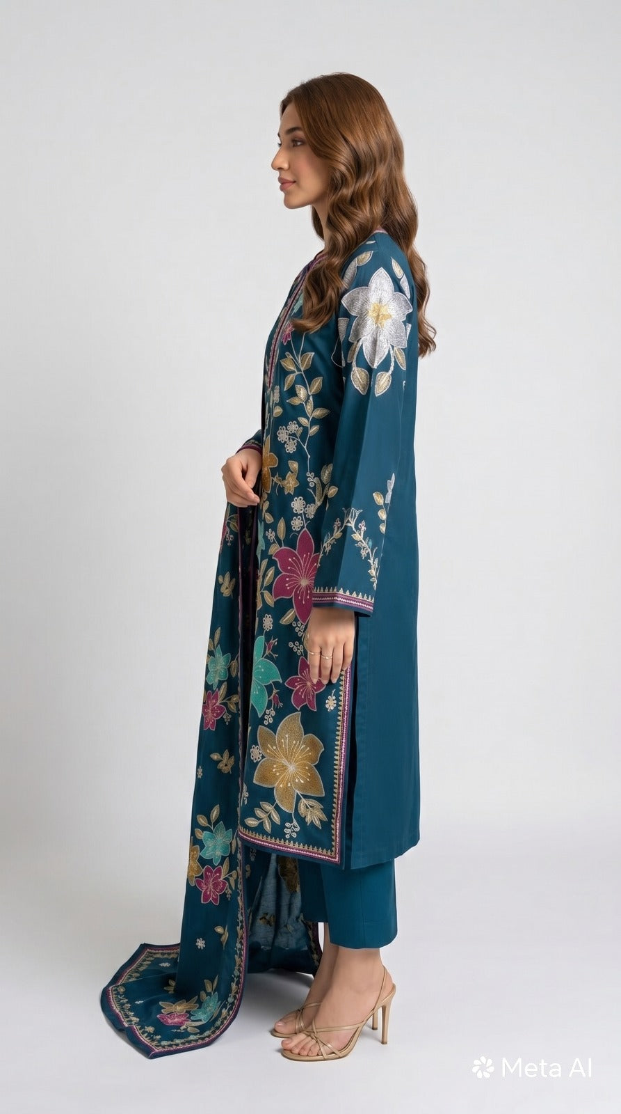 Embroidered Lawn 3-Piece unstitched