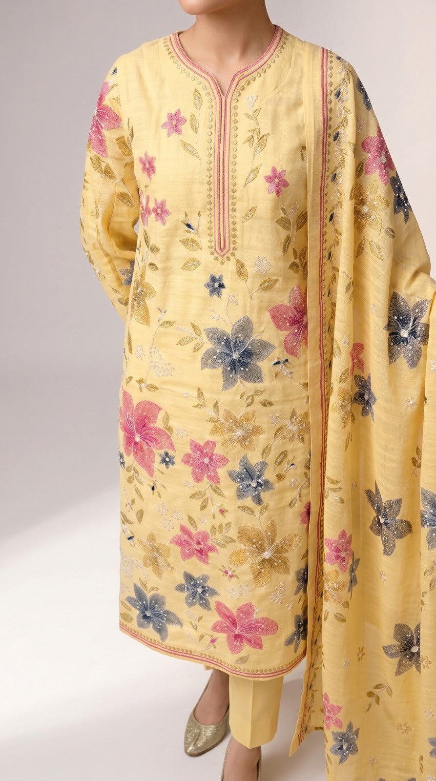 Embroidered Lawn 3-Piece unstitched