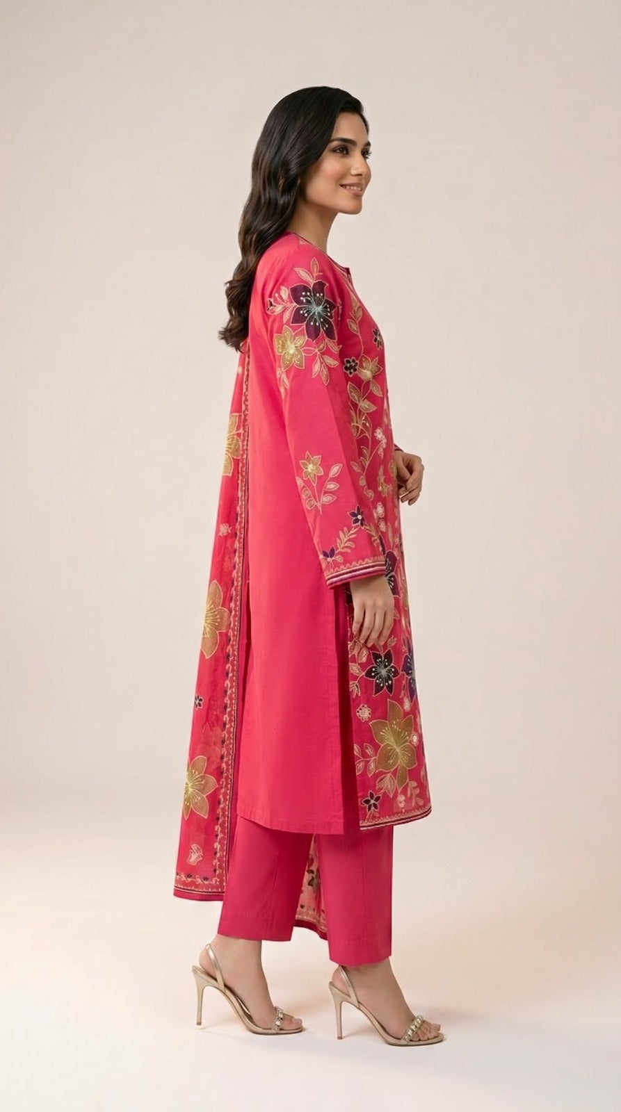 Embroidered Lawn 3-Piece unstitched