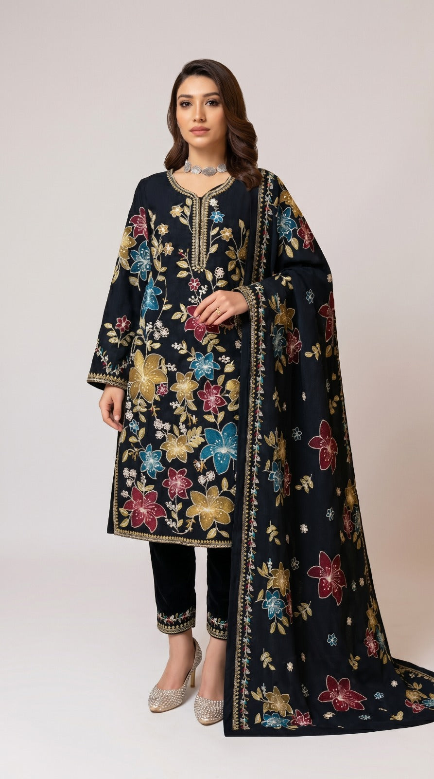 Embroidered Lawn 3-Piece unstitched