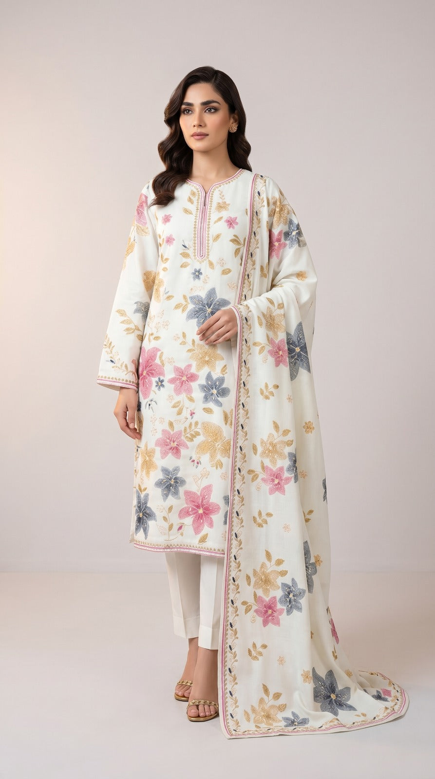 Embroidered Lawn 3-Piece unstitched